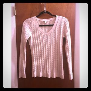 Talbots Cream Sweater size Small